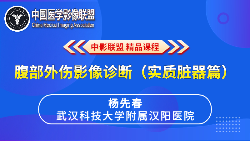 腹部外伤影像诊断（实质脏器篇）